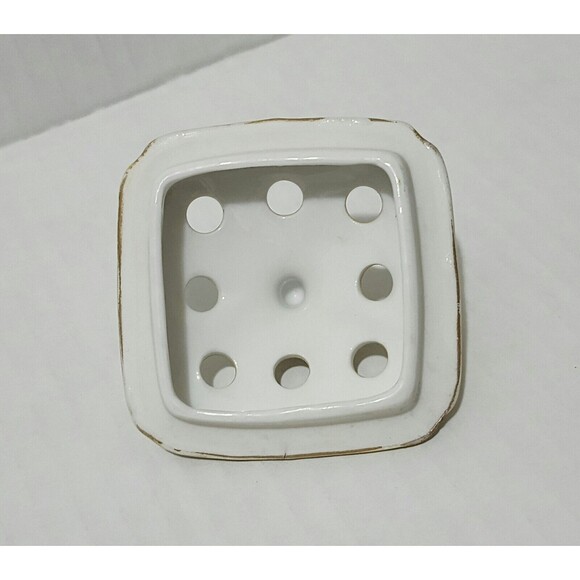 Antique or Vintage Nippon Small Porcelain Potpourri Jar with Lid Sailboat Scene - Picture 8 of 9